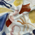 Pure Polyester Chiffon Colorful Printed Fabric